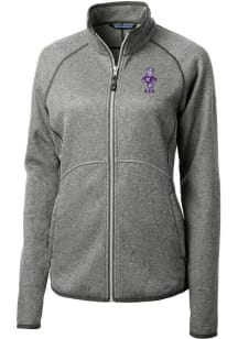 Cutter and Buck K-State Wildcats Womens Grey Mainsail Vault Light Weight Jacket