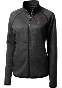 Cutter and Buck Minnesota Golden Gophers Womens Charcoal Mainsail Vault Light Weight Jacket