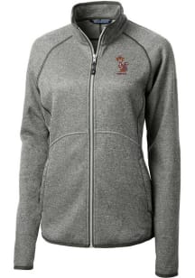 Cutter and Buck Minnesota Golden Gophers Womens Grey Mainsail Vault Light Weight Jacket