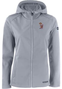 Cutter and Buck Minnesota Golden Gophers Womens Charcoal Vault Evoke Light Weight Jacket