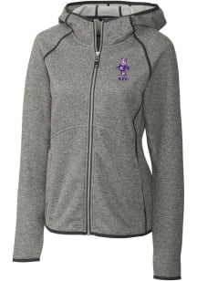 Cutter and Buck K-State Wildcats Womens Grey Mainsail Vault Medium Weight Jacket