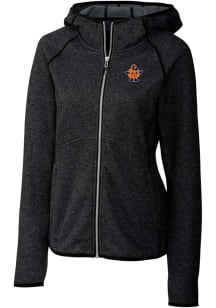 Cutter and Buck Syracuse Orange Womens Charcoal Mainsail Vault Medium Weight Jacket