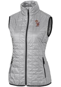 Cutter and Buck Minnesota Golden Gophers Womens Grey Rainier PrimaLoft Vault Vest