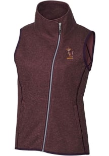 Cutter and Buck Minnesota Golden Gophers Womens Maroon Mainsail Vault Vest