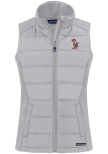 Cutter and Buck Minnesota Golden Gophers Womens Charcoal Vault Evoke Vest