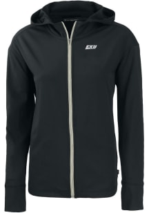 Cutter and Buck Eastern Kentucky Colonels Womens Black Daybreak Light Weight Jacket