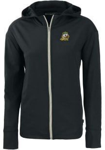 Cutter and Buck Oregon Ducks Womens Black Daybreak Light Weight Jacket