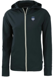 Cutter and Buck UConn Huskies Womens Navy Blue Daybreak Light Weight Jacket