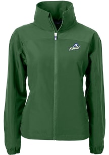 Cutter and Buck Florida Gulf Coast Eagles Womens Green Charter Eco Light Weight Jacket
