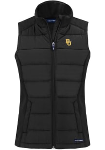 Cutter and Buck Baylor Bears Womens Black Evoke Vest
