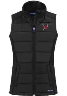 Cutter and Buck Eastern Washington Eagles Womens Black Evoke Vest