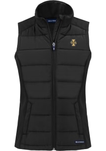 Cutter and Buck Idaho Vandals Womens Black Evoke Vest