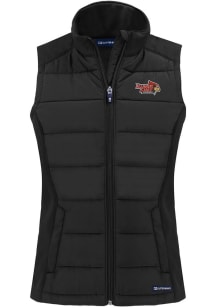 Cutter and Buck Illinois State Redbirds Womens Black Evoke Vest