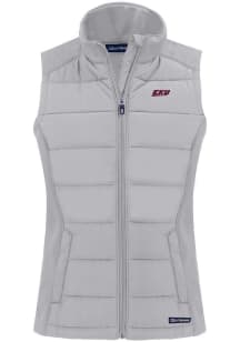 Cutter and Buck Eastern Kentucky Colonels Womens Charcoal Evoke Vest