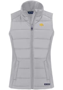 Cutter and Buck Iowa Hawkeyes Womens Charcoal Evoke Vest