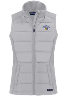 Cutter and Buck San Jose State Spartans Womens Charcoal Evoke Vest