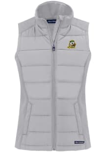 Cutter and Buck Oregon Ducks Womens Charcoal Evoke Vest