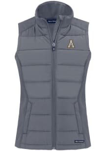 Cutter and Buck Appalachian State Mountaineers Womens Grey Evoke Vest