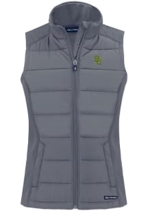 Cutter and Buck Baylor Bears Womens Grey Evoke Vest