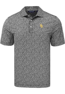 Cutter and Buck Baylor Bears Black Pike Flora Big and Tall Polo