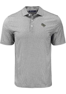 Cutter and Buck UCF Knights Black Pike Diamond Dot Big and Tall Polo