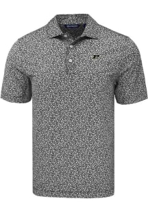 Cutter and Buck Purdue Boilermakers Black Pike Flora Big and Tall Polo