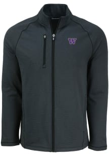 Cutter and Buck Washington Huskies Mens Black Pehastin Light Weight Jacket