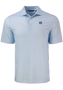 Cutter and Buck North Carolina Tar Heels Mens Blue Pike Diamond Dot Short Sleeve Polo