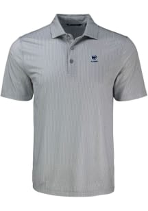 Cutter and Buck Penn State Nittany Lions Grey Alumni Shadow Check Big and Tall Polo