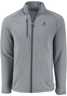 Cutter and Buck Alabama Crimson Tide Mens Grey Alumni Pehastin Light Weight Jacket