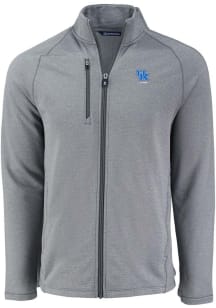 Cutter and Buck Kentucky Wildcats Mens Grey Alumni Pehastin Light Weight Jacket