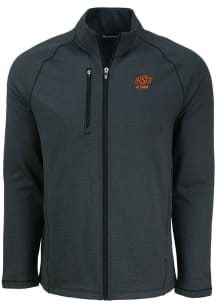 Cutter and Buck Oklahoma State Cowboys Mens Black Alumni Pehastin Light Weight Jacket
