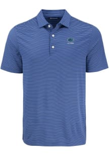 Cutter and Buck Florida Gators Mens Blue Alumni Forge Eco Fine Line Short Sleeve Polo