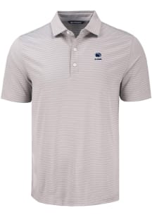 Cutter and Buck Penn State Nittany Lions Mens Grey Alumni Forge Eco Fine Line Short Sleeve Polo