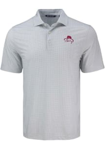 Cutter and Buck Florida State Seminoles Grey Bobby Bowden Pike Diamond Dot Big and Tall Polo