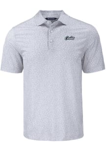 Cutter and Buck UCF Knights Grey Citronaut Pike Flora Big and Tall Polo