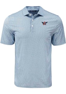 Cutter and Buck Auburn Tigers Navy Blue Vault Pike Diamond Dot Big and Tall Polo
