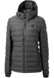 Cutter and Buck Houston Texans Womens Grey Helmet Mission Ridge Repreve Filled Jacket