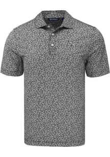 Cutter and Buck Philadelphia Eagles Black Historic Pike Flora Big and Tall Polo