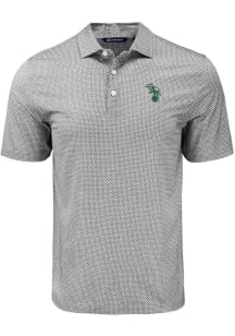 Cutter and Buck Oakland Athletics Black Cooperstown Pike Diamond Dot Big and Tall Polo
