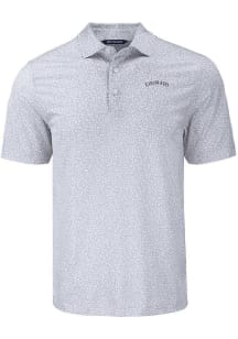 Cutter and Buck Colorado Rockies Grey Cooperstown Pike Flora Big and Tall Polo