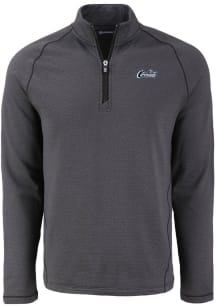 Cutter and Buck UCF Knights Mens Black Citronaut Pehastin Long Sleeve Qtr Zip Pullover