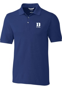Cutter and Buck Duke Blue Devils Blue Alumni Advantage Pique Big and Tall Polo