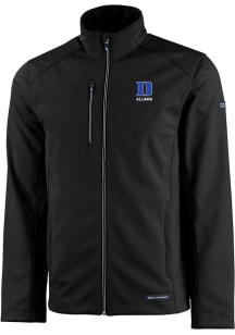 Cutter and Buck Duke Blue Devils Mens Black Alumni Evoke Light Weight Jacket