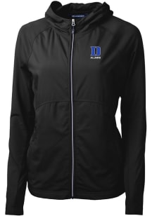 Cutter and Buck Duke Blue Devils Womens Black Alumni Adapt Eco Light Weight Jacket