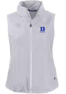 Cutter and Buck Duke Blue Devils Womens Grey Alumni Charter Vest