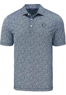 Cutter and Buck Penn State Nittany Lions Navy Blue Vault Pike Flora Big and Tall Polo