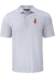 Cutter and Buck UCF Knights Grey Vault Pike Flora Big and Tall Polo
