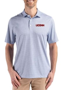 Cutter and Buck UConn Huskies Navy Blue Wordmark Pike Diamond Dot Big and Tall Polo