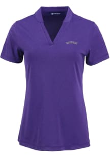 Cutter and Buck Colorado Rockies Womens Purple Cooperstown Forge Short Sleeve T-Shirt